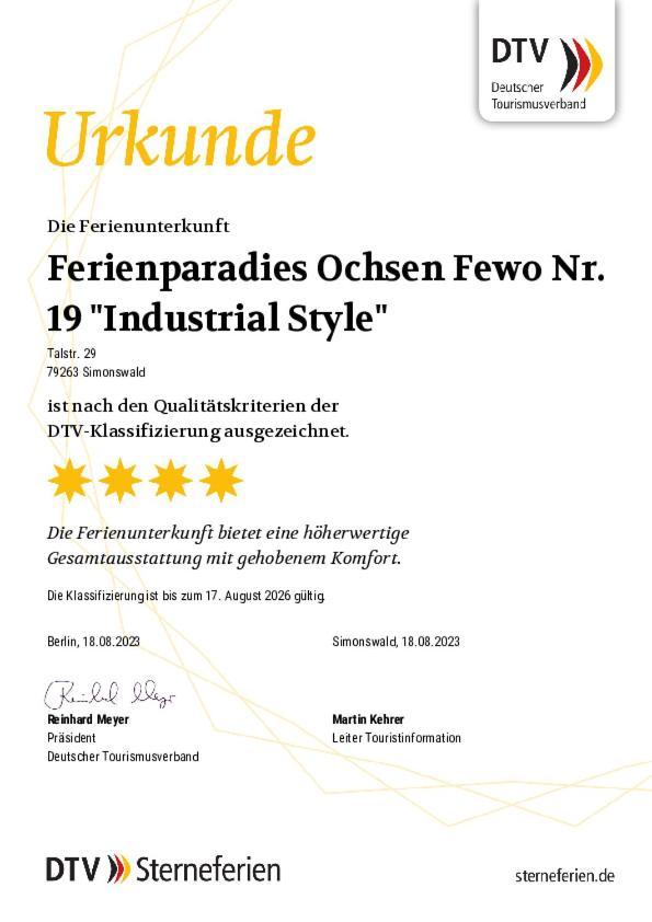 Moderne 3 Zi-Fewo "Industrial Style" 70 Qm Naehe Freiburg Daire Simonswald Dış mekan fotoğraf